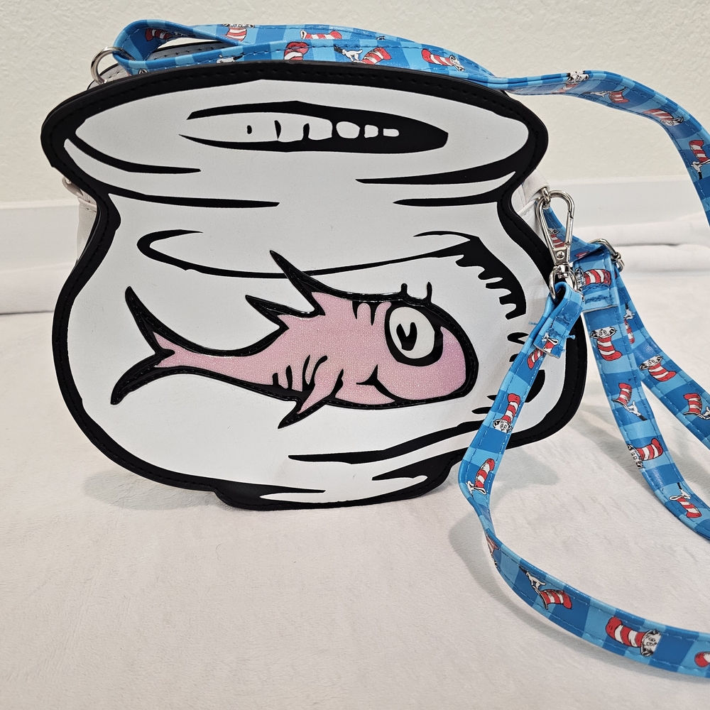 Dr Seuss Fish Bowl Shaped Crossbody Bag